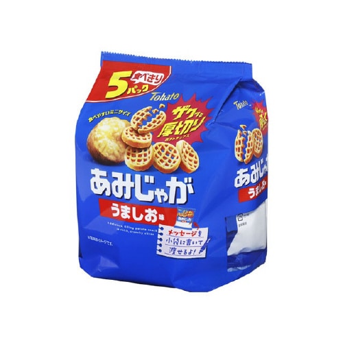 東ハト あみじゃが うましお味 5P 75gx12