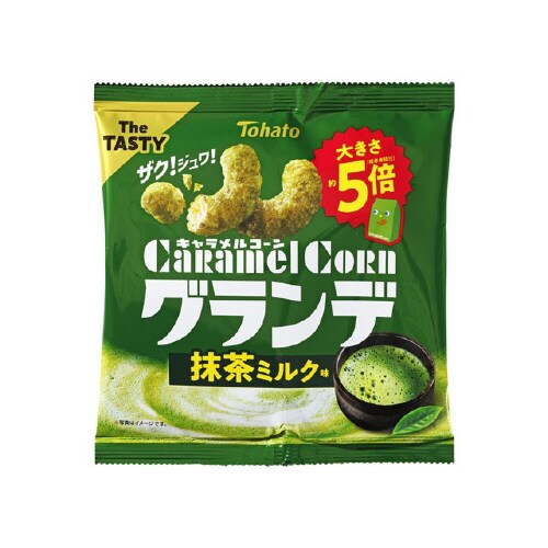東ハト キャラメルコーングランデ 抹茶ミルク 55
