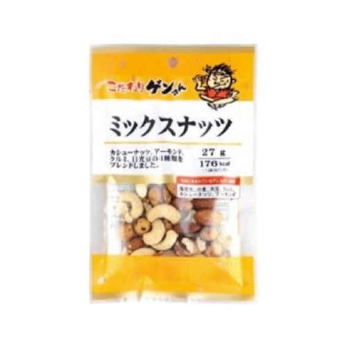 カネタ こだわりゲンさん ミックスナッツ 27gx