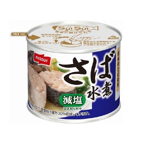 ニッスイ スイスイオープン減塩30さば水煮 190