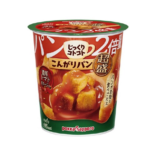 ポッカサッポロ こんがりパン超盛トマト   カップ