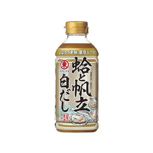 ヒガシマル醤油 蛤と帆立白だし 400mlx12