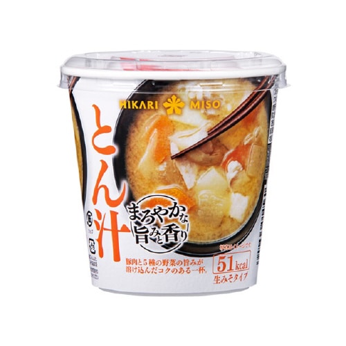 ひかり味噌 まろやかな旨みと香り とん汁 1食x6