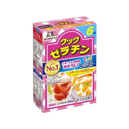 森永製菓 クックゼラチン 6枚入 30gx6