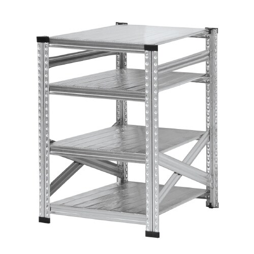 メタルシステム幅527高1048奥行700棚4段