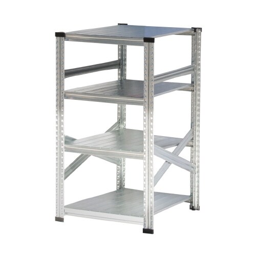 メタルシステム幅527高1180奥行700棚4段