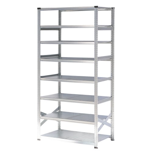 メタルシステム幅1127高2500奥行700棚8段