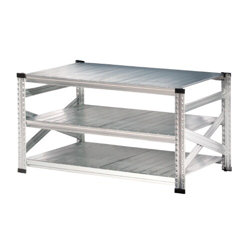 メタルシステム幅1277高653奥行700棚3段