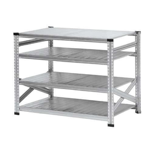 メタルシステム幅1277高1048奥行700棚4段