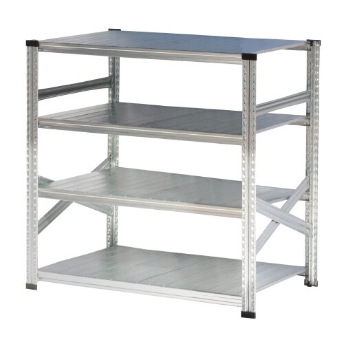 メタルシステム幅1277高1180奥行700棚4段