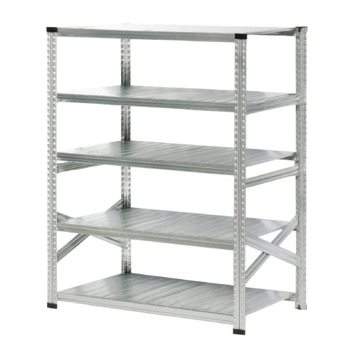 メタルシステム幅1277高1576奥行700棚5段