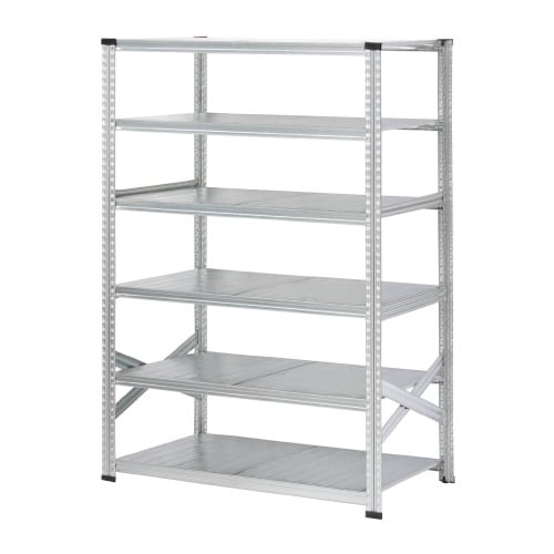 メタルシステム幅1277高1840奥行700棚6段