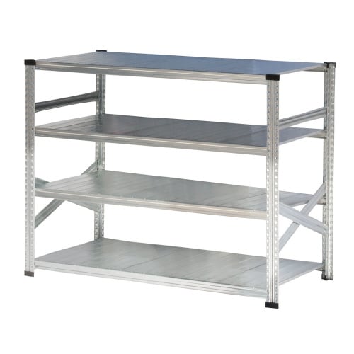 メタルシステム幅1427高1180奥行700棚4段