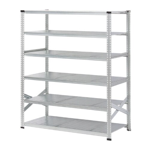 メタルシステム幅1427高1840奥行700棚6段