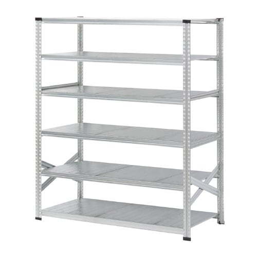 メタルシステム幅1577高1840奥行700棚6段