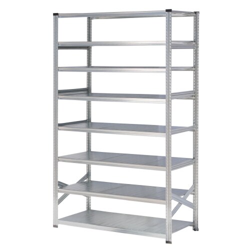 メタルシステム幅1577高2500奥行700棚8段
