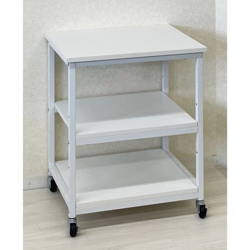 高耐荷重プリンターラックH700スリム ホワイト