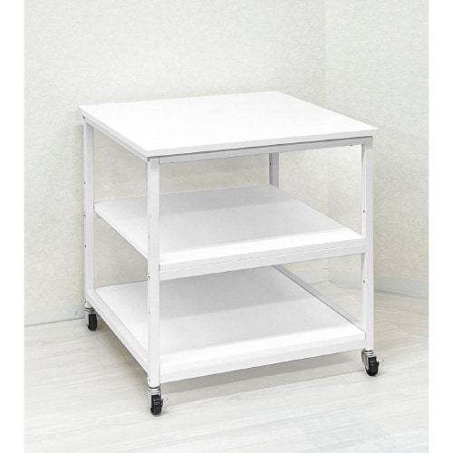 高耐荷重プリンターラックH700ホワイト