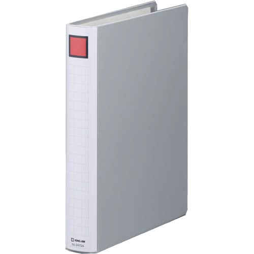 キングファイルSDDE灰A4縦背幅46mm1−3冊