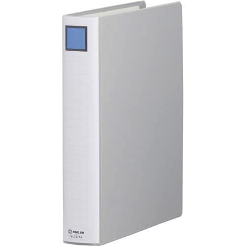 キングファイルSDDE灰A4縦背幅56mm1−3冊