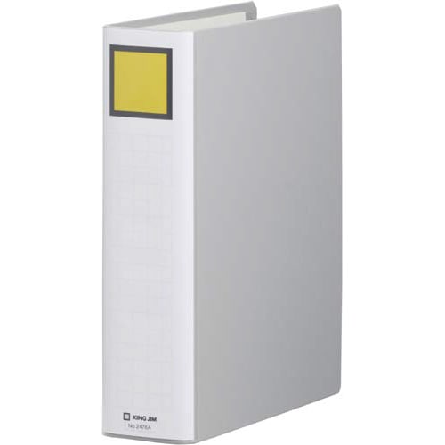 キングファイルSDDE灰A4縦背幅76mm1−3冊