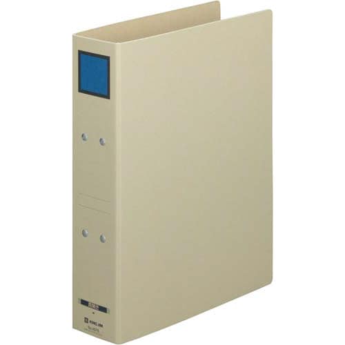 保存ファイルドッチ(両開き)A4縦背幅65mm青