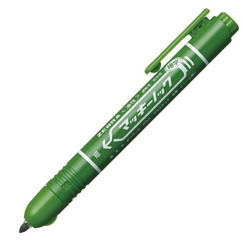 油性マーカー マッキーノック 細字 緑