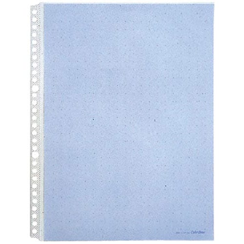 カラーベースポケット A4縦 30穴 青 10枚