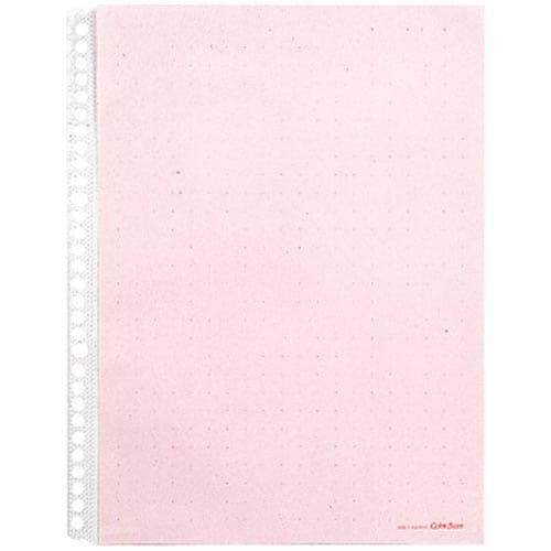 カラーベースポケット A4縦 30穴 赤 10枚