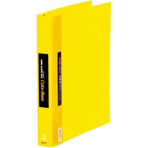 カラーベース差替式黄A4縦背幅40mm30穴