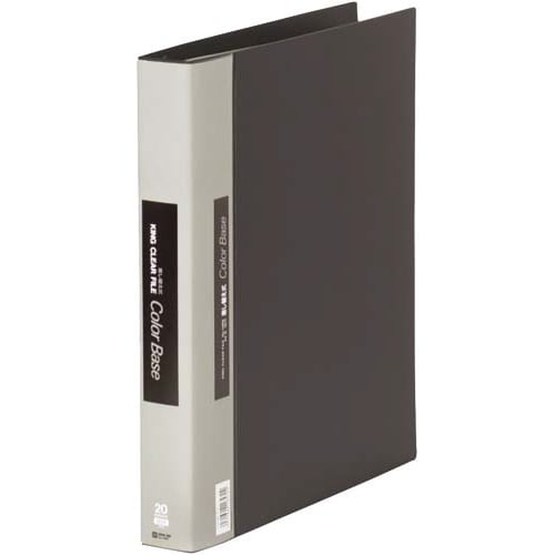 カラーベース差替式黒A4縦背幅40mm30穴