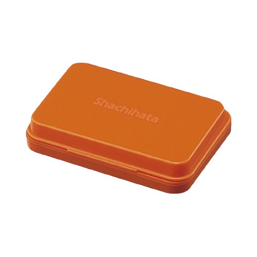 シヤチハタスタンプ台(油性顔料)小型 朱色