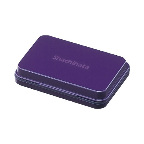 シヤチハタスタンプ台(油性顔料)小型 紫