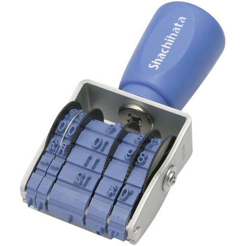 エルゴグリップ 欧文日付4号ゴシック体 手形用