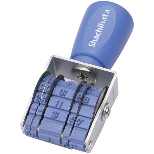 エルゴグリップ欧文トビ日付5号ゴシック体 小切手用