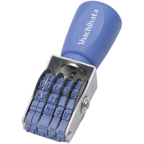 エルゴグリップ 回転ゴム印 日付5号 明朝体