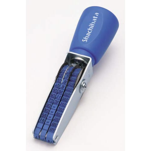 エルゴグリップ 回転ゴム印 6号3連 ゴシック体