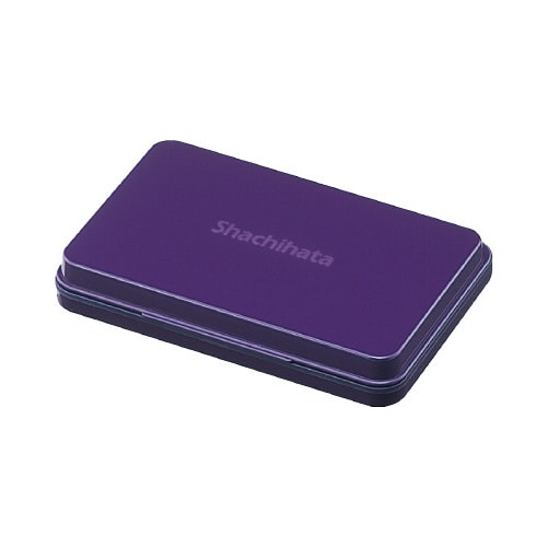 シヤチハタスタンプ台(油性顔料) 中形 紫