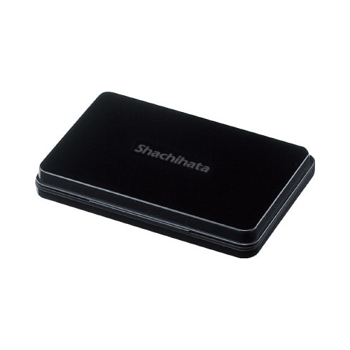 シヤチハタスタンプ台(油性顔料) 大形 黒