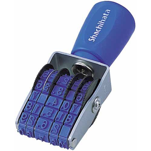 エルゴグリップ 回転ゴム印 日付5号 ゴシック体