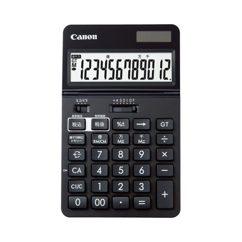 電卓 カラー KS−1220TU ブラック