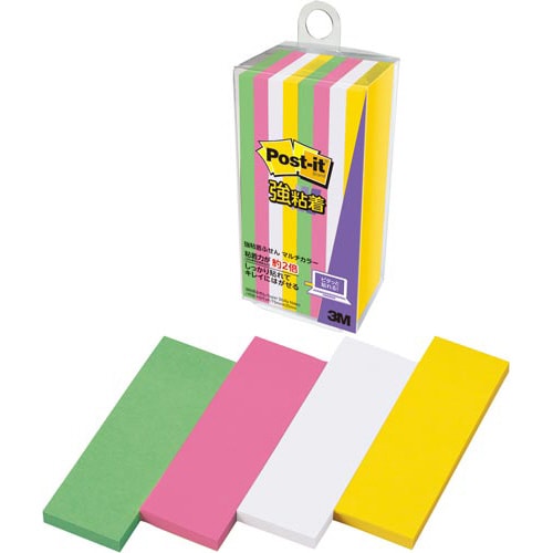 ポストイット強粘着マルチ8 75×25 8冊×10