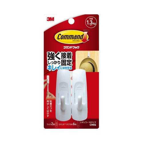 コマンドフックM フック2個タブM6枚入