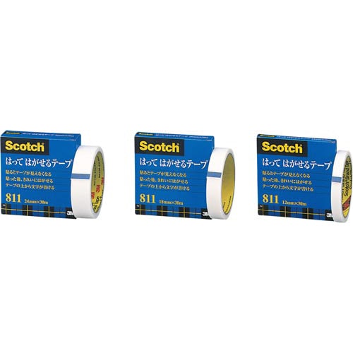 スコッチ はってはがせるテープ 大巻 24mm