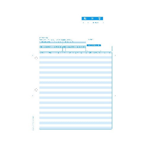 請求書 1面2穴 インボイス対応