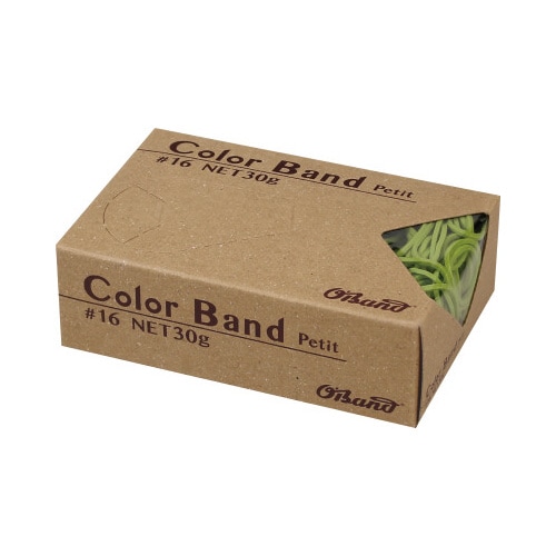オーバンド カラープチ30g箱 ライトグリーン