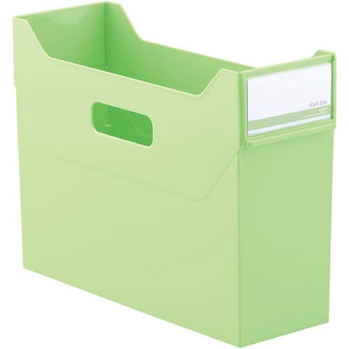 スタックボックス A4横 黄緑