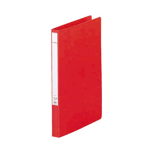 パンチレスファイル厚とじ 赤A4縦 40冊