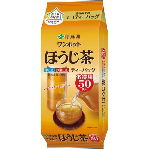 ワンポットエコティーバッグほうじ茶 50袋