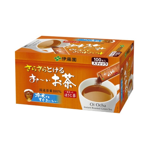 おーいお茶 さらさらほうじ茶スティック 100本